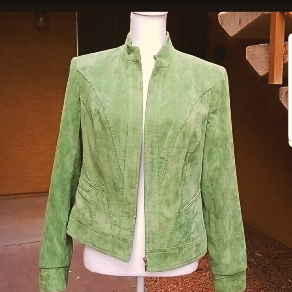 Ip Soft plush Pale forest green jacket
